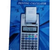 hr-8rc small desktop 12-digit display dual power print calculator