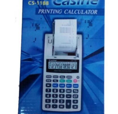 hr-8rc small desktop 12-digit display dual power print calculator