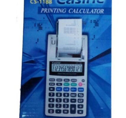 hr-8rc small desktop 12-digit display dual power print calculator