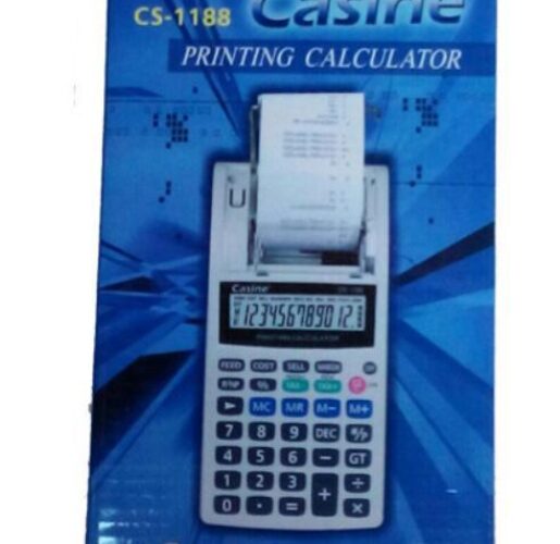 hr-8rc small desktop 12-digit display dual power print calculator