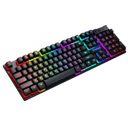 Gaming Usb Luminous Wired Keyboard Floating Manipulator