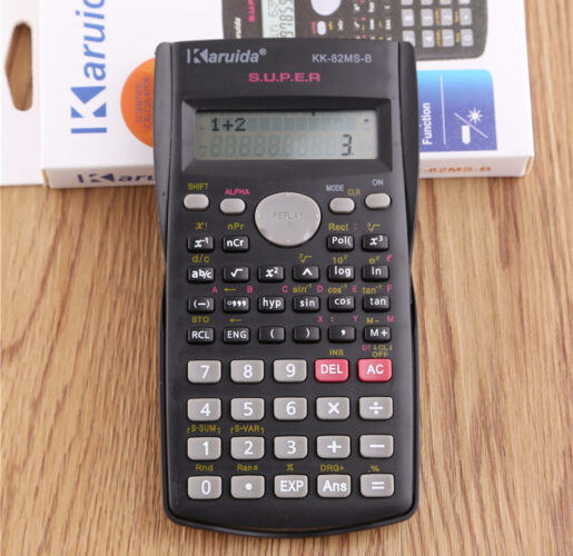 Classic Black Student Calculator Flip