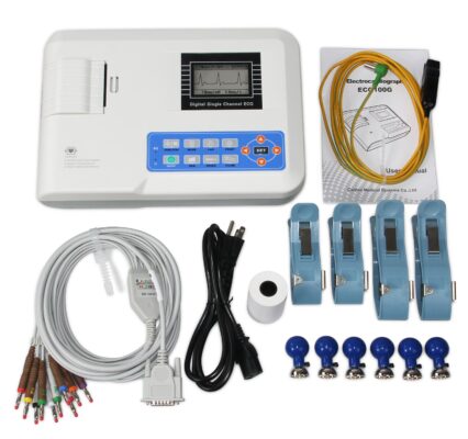 CONTEC Digital 1 Channel 12 Lead ECG Machine EKG Electrocardiograph ECG100G Printer